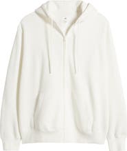 BP. Oversize Zip Fleece Hoodie