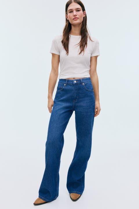 Wide High Jeans