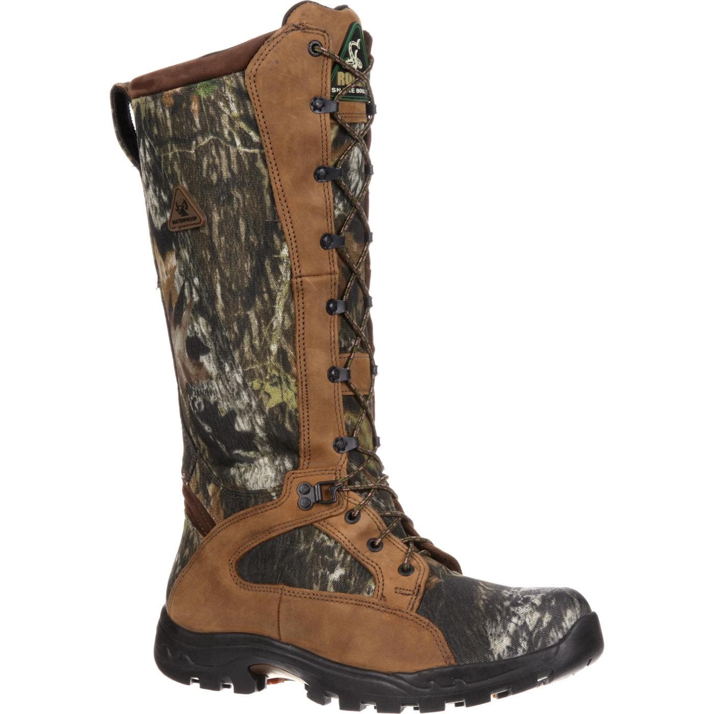 Rocky Hunting Waterproof Snake Boot Unisex Sized, Main, color, Mossy Oak Break Up