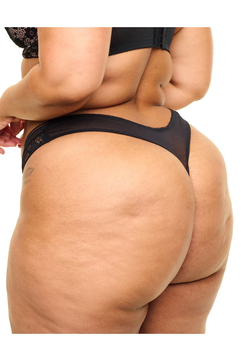 Nolie Thong Panties, Alternate, color, Black