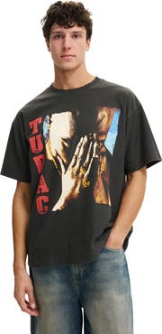 Cotton On Men's Box Fit Premium Music T-Shirt