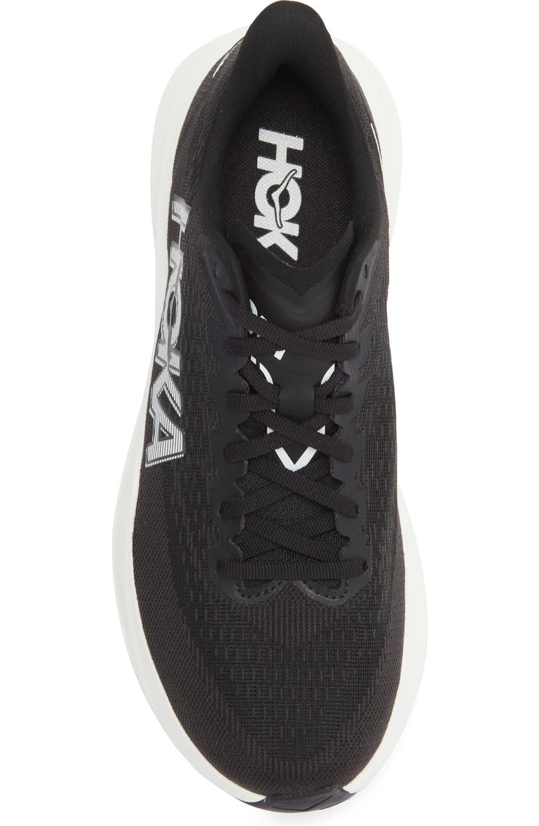 HOKA Mach 7 Running Shoe, Alternate, color, Black / White