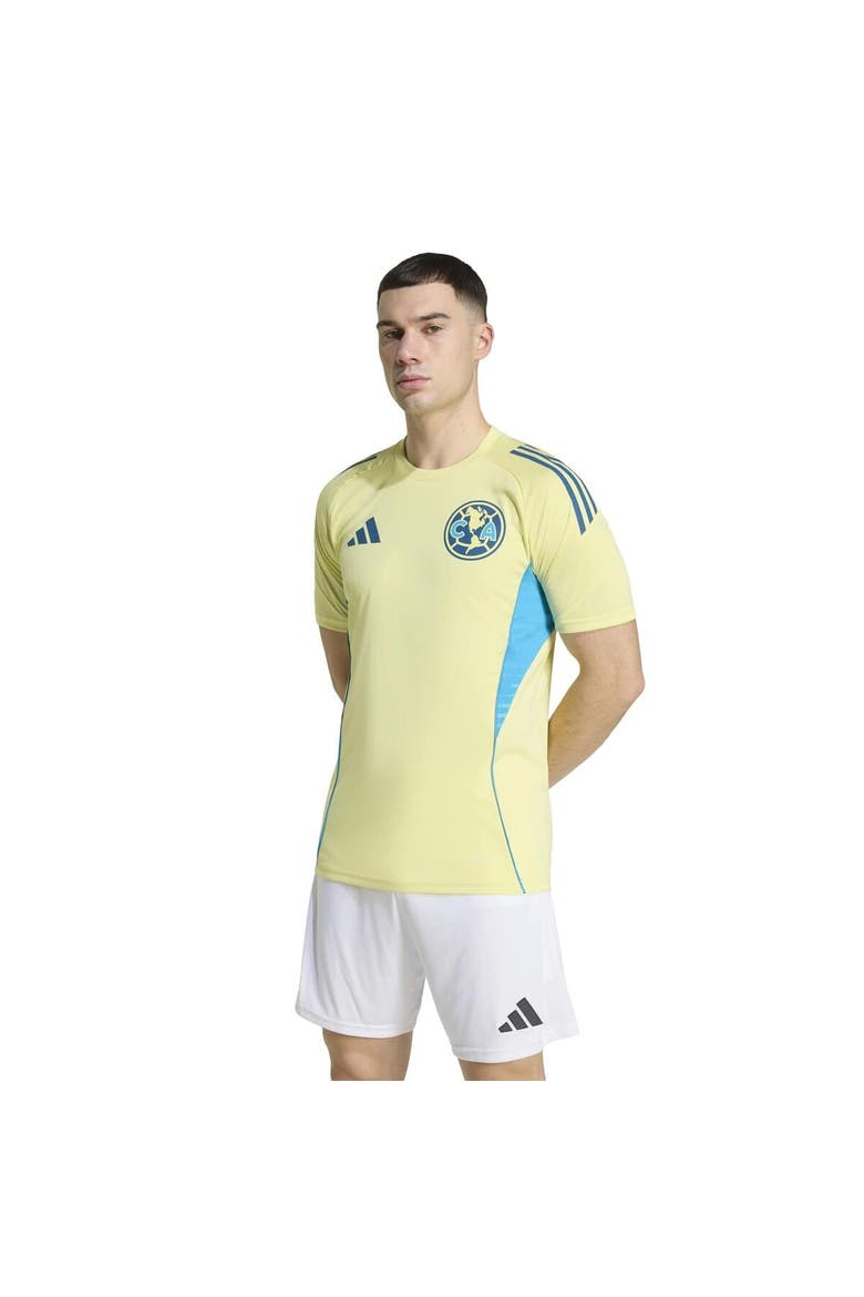 Men's adidas Yellow Club America Tiro 2025/26 AEROREADY Training Jersey, Main, color, Yellow