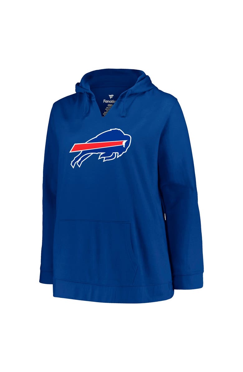 PROFILE Women's Profile Josh Allen Royal Buffalo Bills Plus Size Player Name & Number Pullover Hoodie, Alternate, color, 