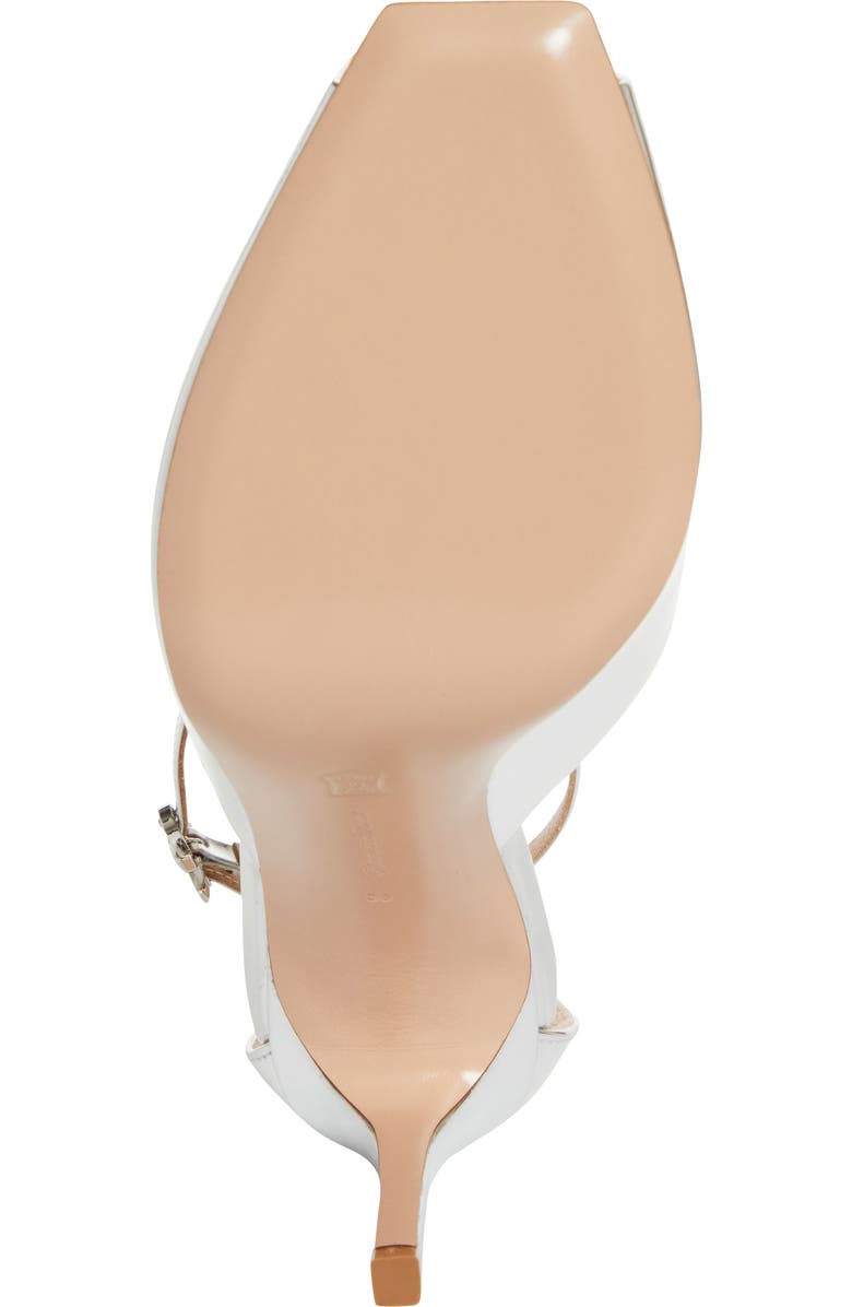 Gianvito Rossi Metallic Peep Toe Pump, Alternate, color,