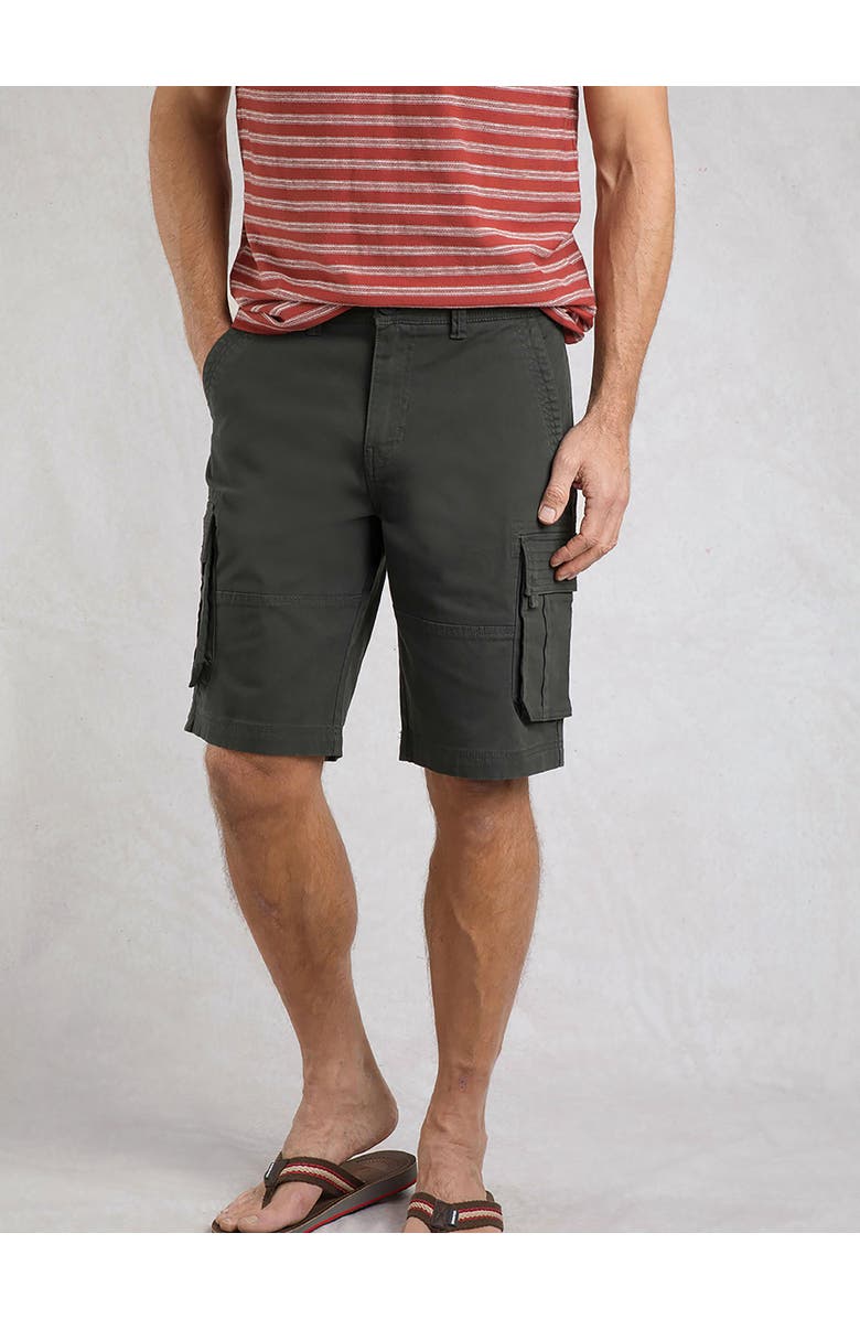 Weird Fish Rigney Cargo Shorts, Main, color, Washed Black