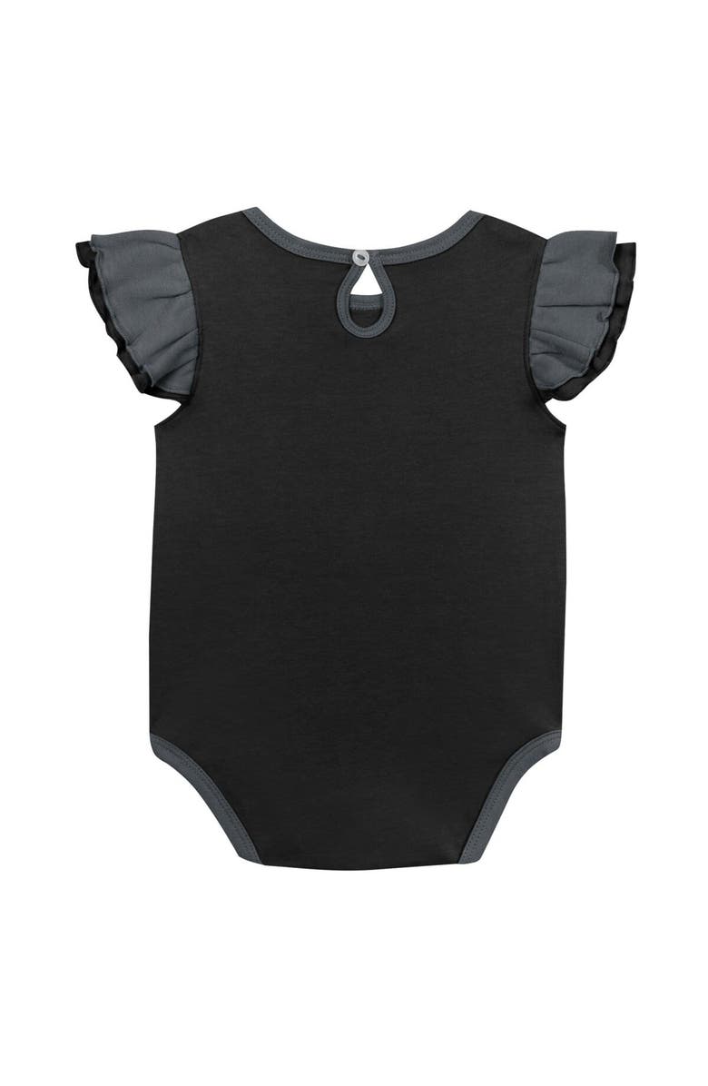 Outerstuff Girls Infant Black/Gray Vegas Golden Knights Two-Pack Training Bodysuit Set, Alternate, color, Black