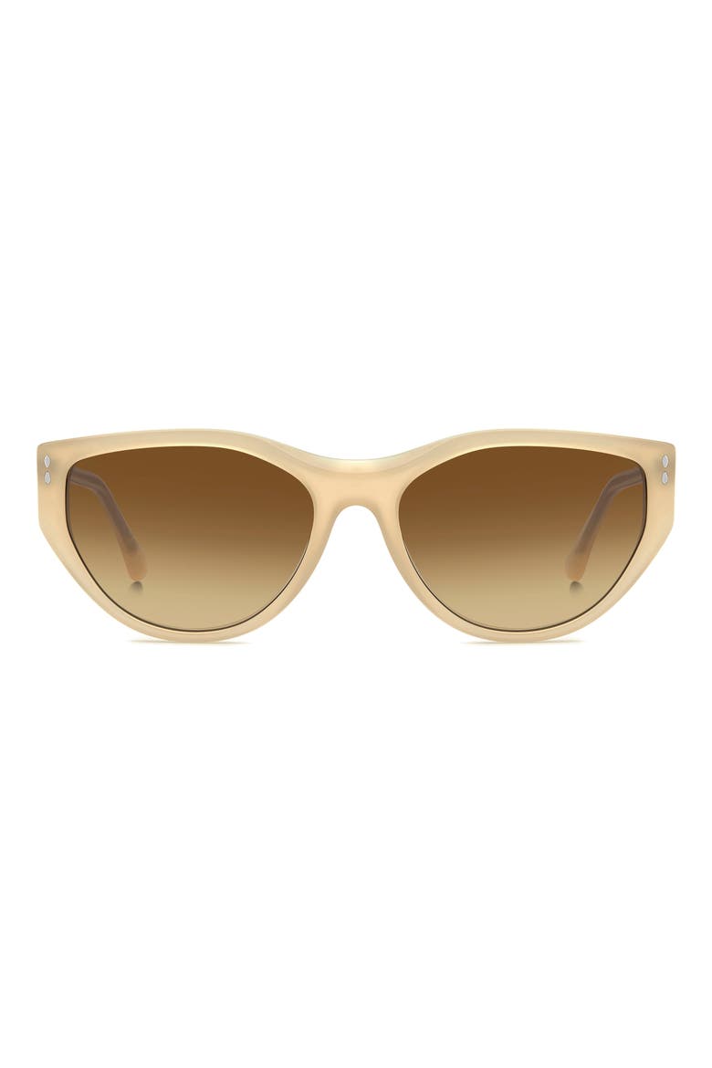 59mm Cat Eye Sunglasses, Main, color, YELLOW