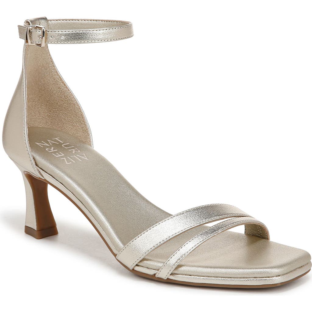 Naturalizer Khloe Ankle Strap Sandal In Champagne Gold