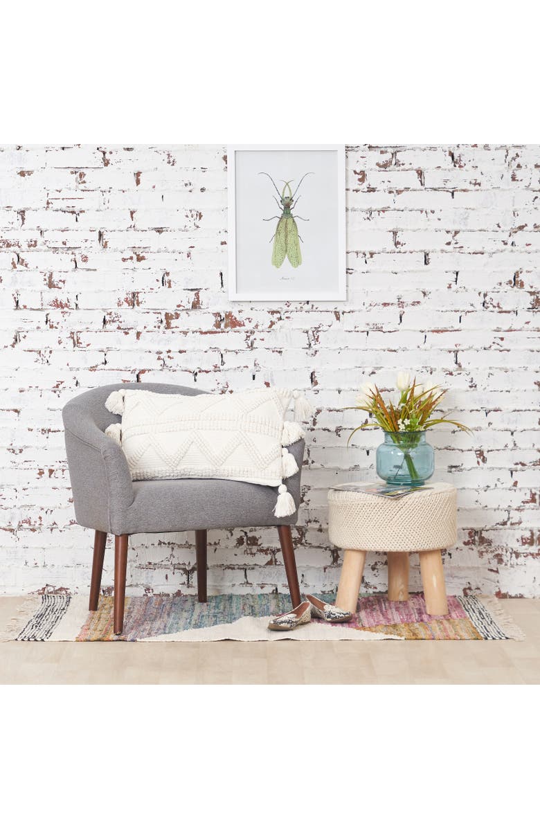 carol & frank Eustis Pillow, 14" x 22", Alternate, color, Green