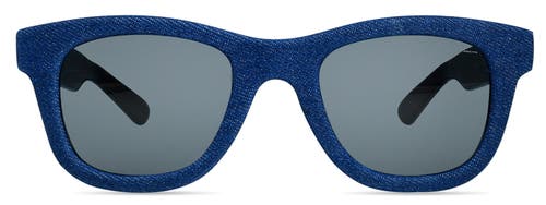 Italia Independent Azzurro Velvet Sunglasses In Blue