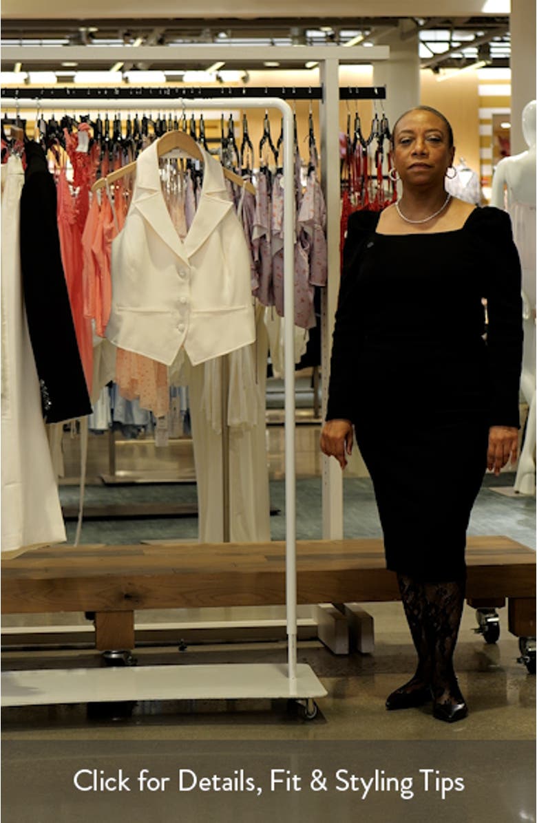 Luxe Suiting Halter Vest, sales video thumbnail