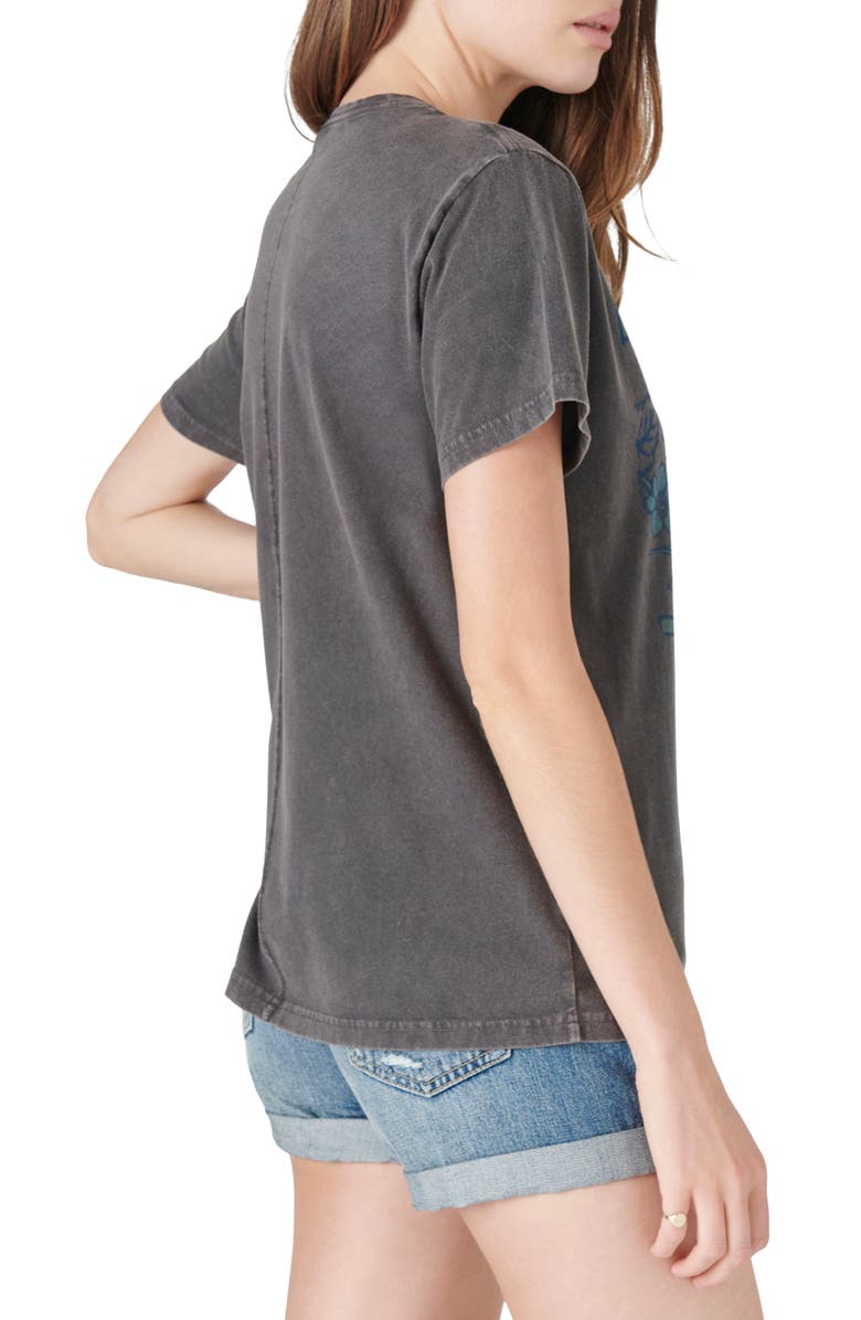 Lucky Brand Grow as One Floral Boyfriend Cotton Graphic Tee, Alternate, color,