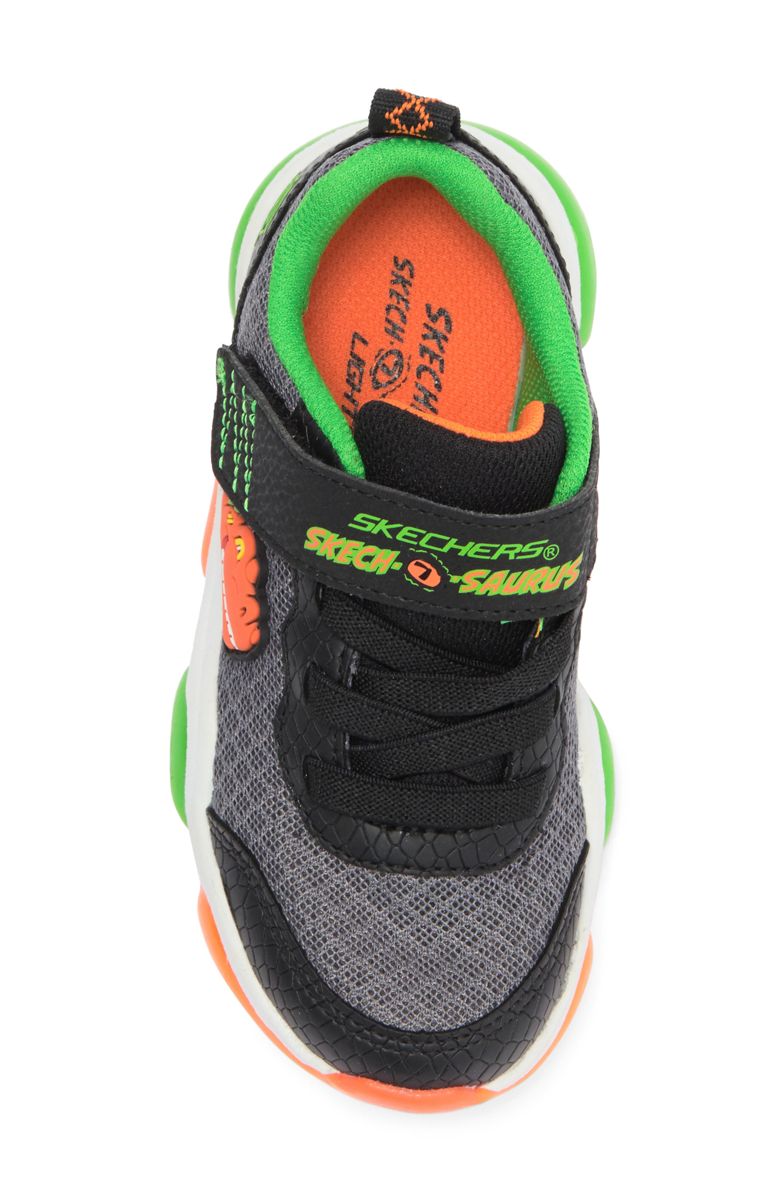 Kids' Mighty Glow 2.0 Sneaker, Alternate, color, BKOR-BLACK