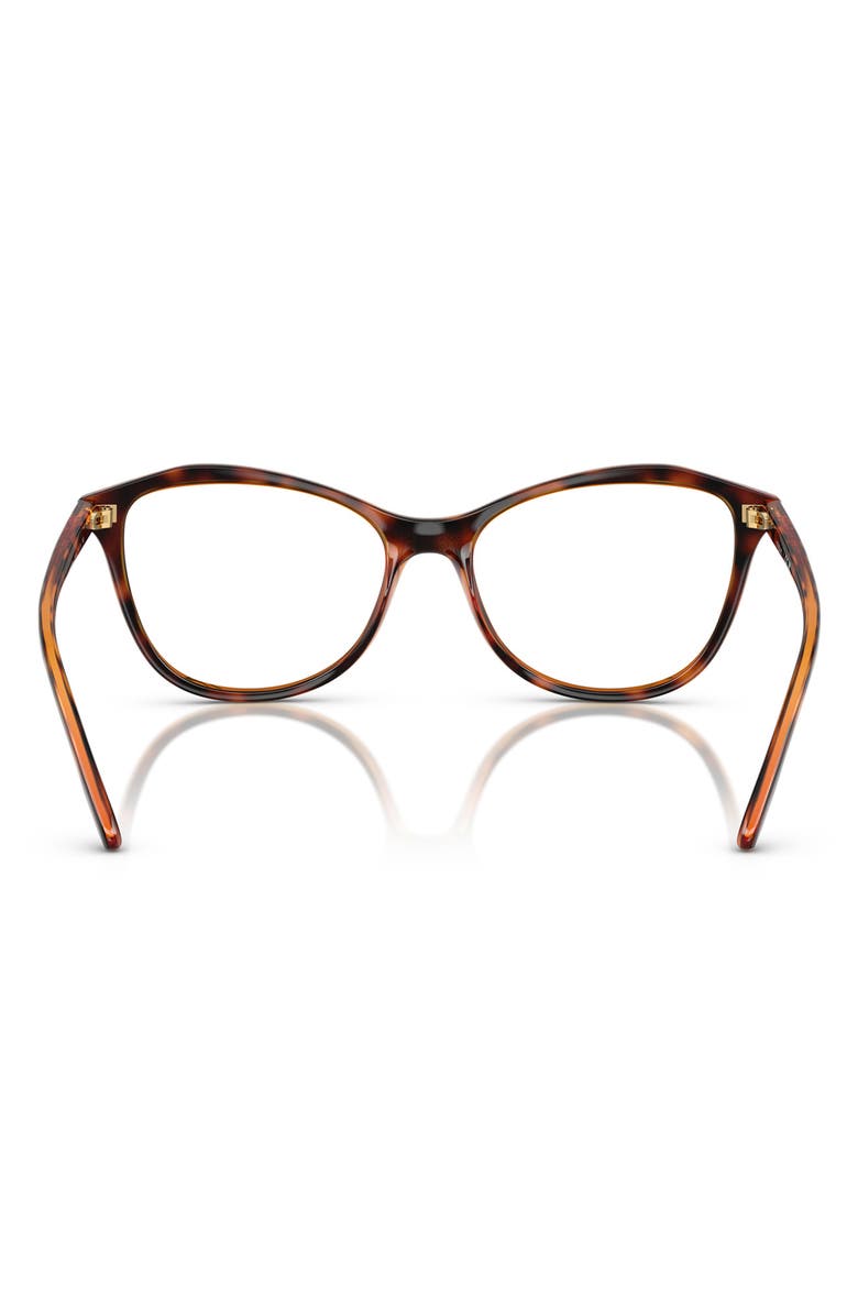 VOGUE 54mm Irregular Optical Glasses, Alternate, color, Dark Havana
