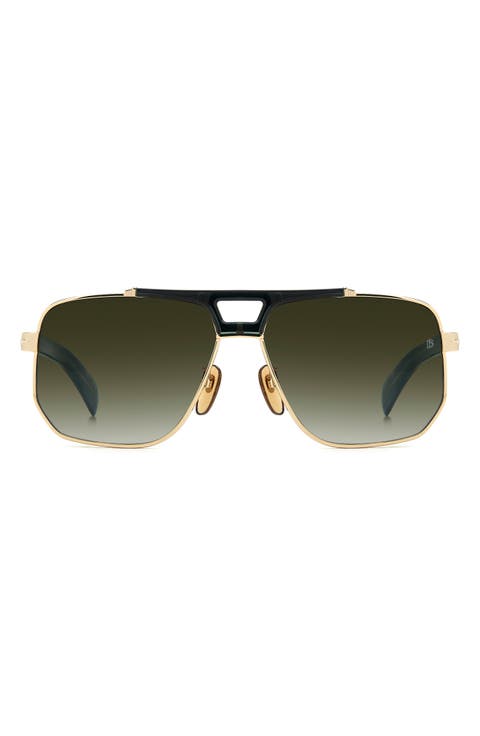 61mm Gradient Navigator Sunglasses