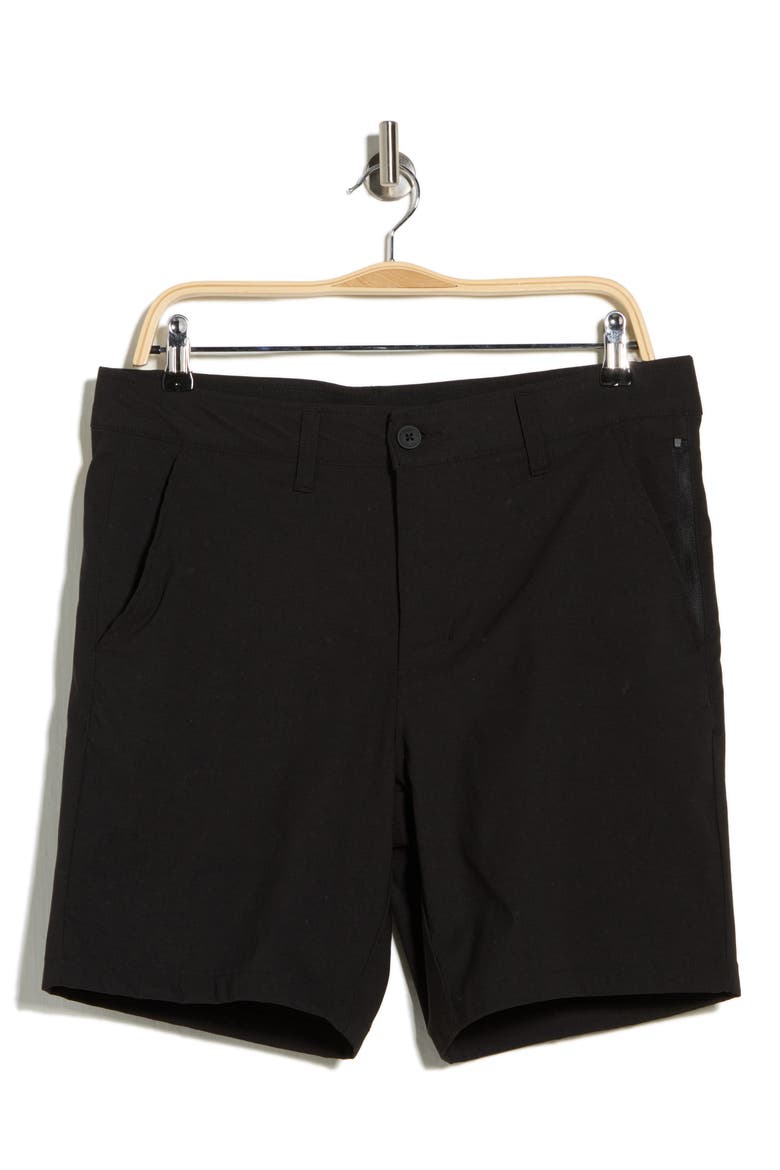 Tech Chino Shorts, Alternate, color, BLACK