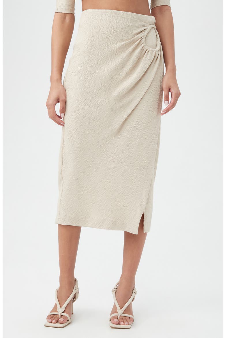 Abiba Midi Skirt, Main, color, SAHARA STONE