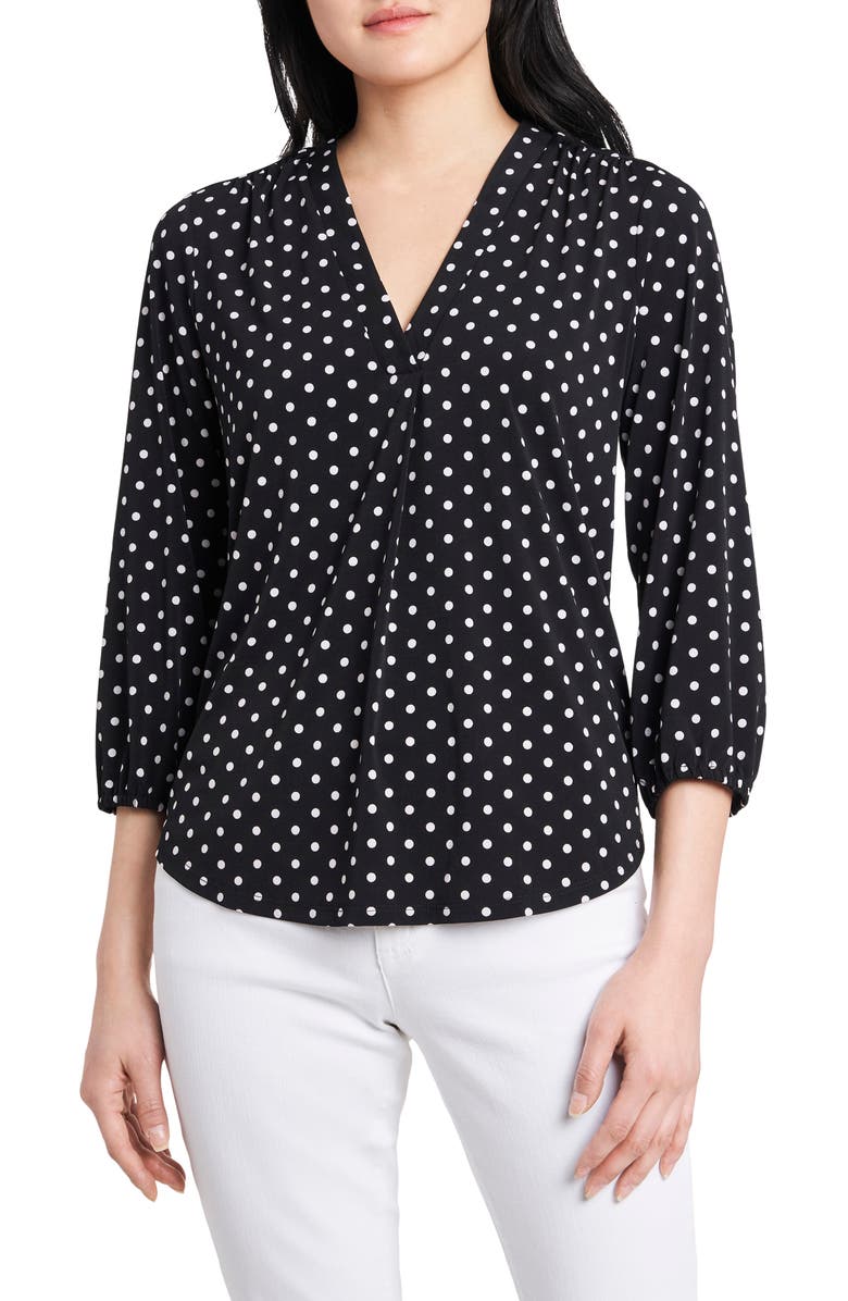 Vince Camuto V-Neck Top, Main, color, 