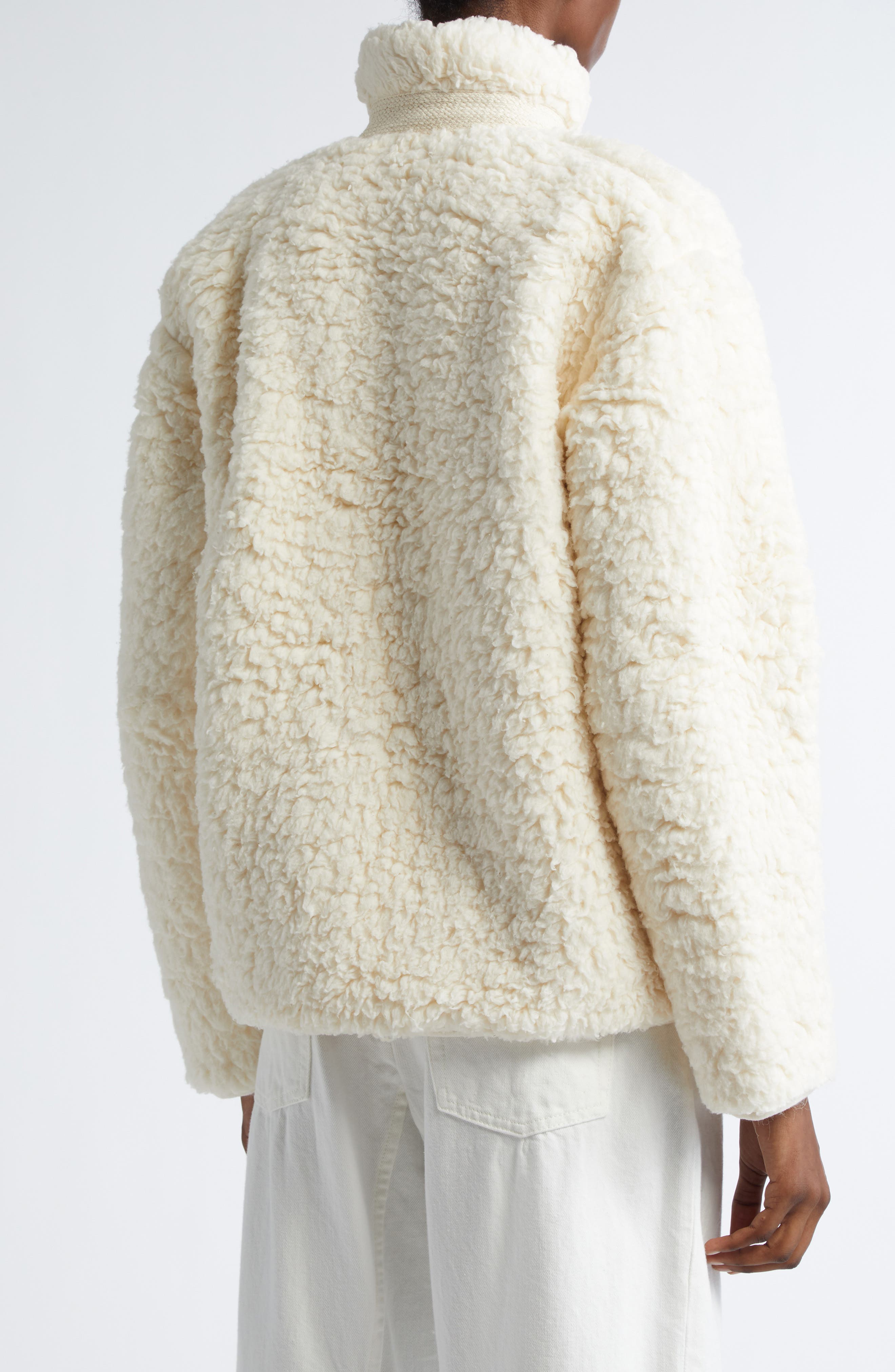 Jil Sander Cotton Fleece Jacket | Nordstrom
