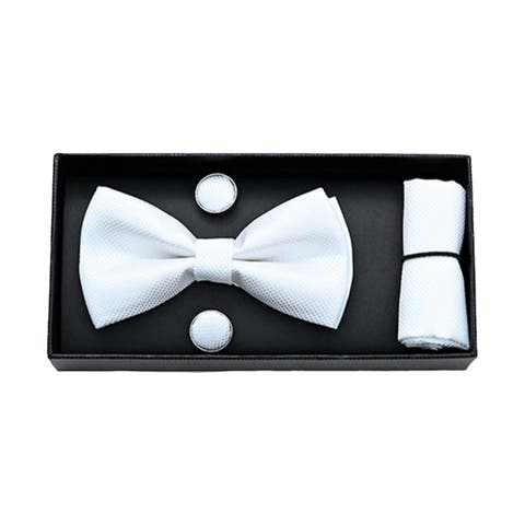 Crosshatch Bow Tie Set (Toddler, Little Kid & Big Kid)