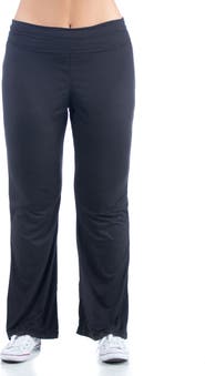 24seven Comfort Apparel Bell Bottom Foldover Waist Sweatpants