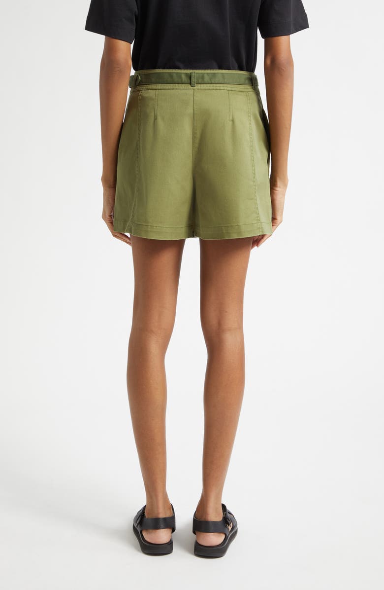 Derek Lam 10 Crosby Houston Skort, Alternate, color, Army Green