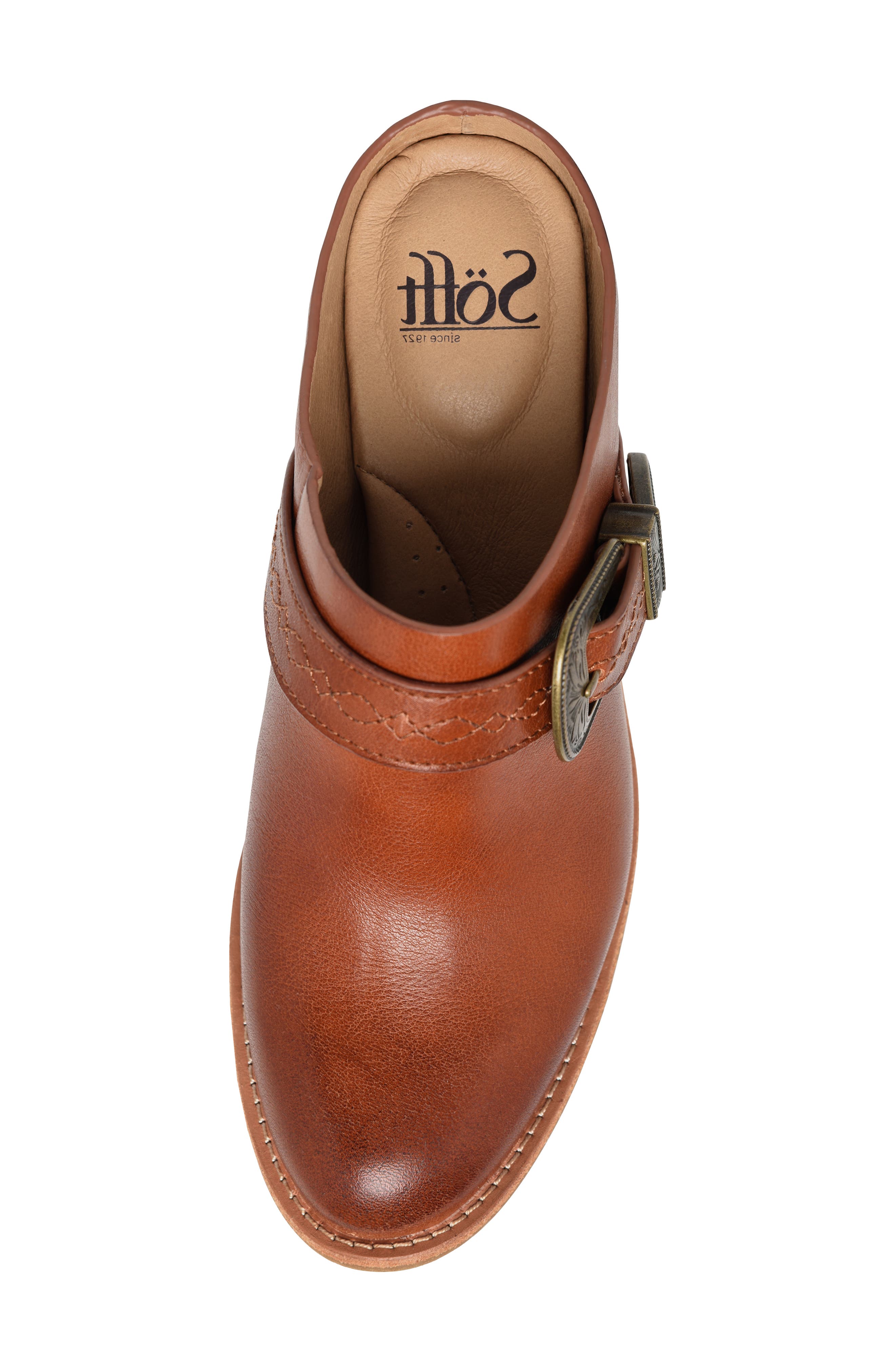 Söfft Adara Mule, Alternate, color, Bourbon