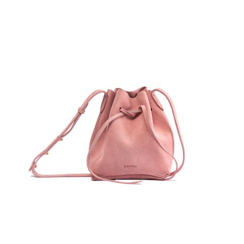Courtesy Suede Crossbody Bag