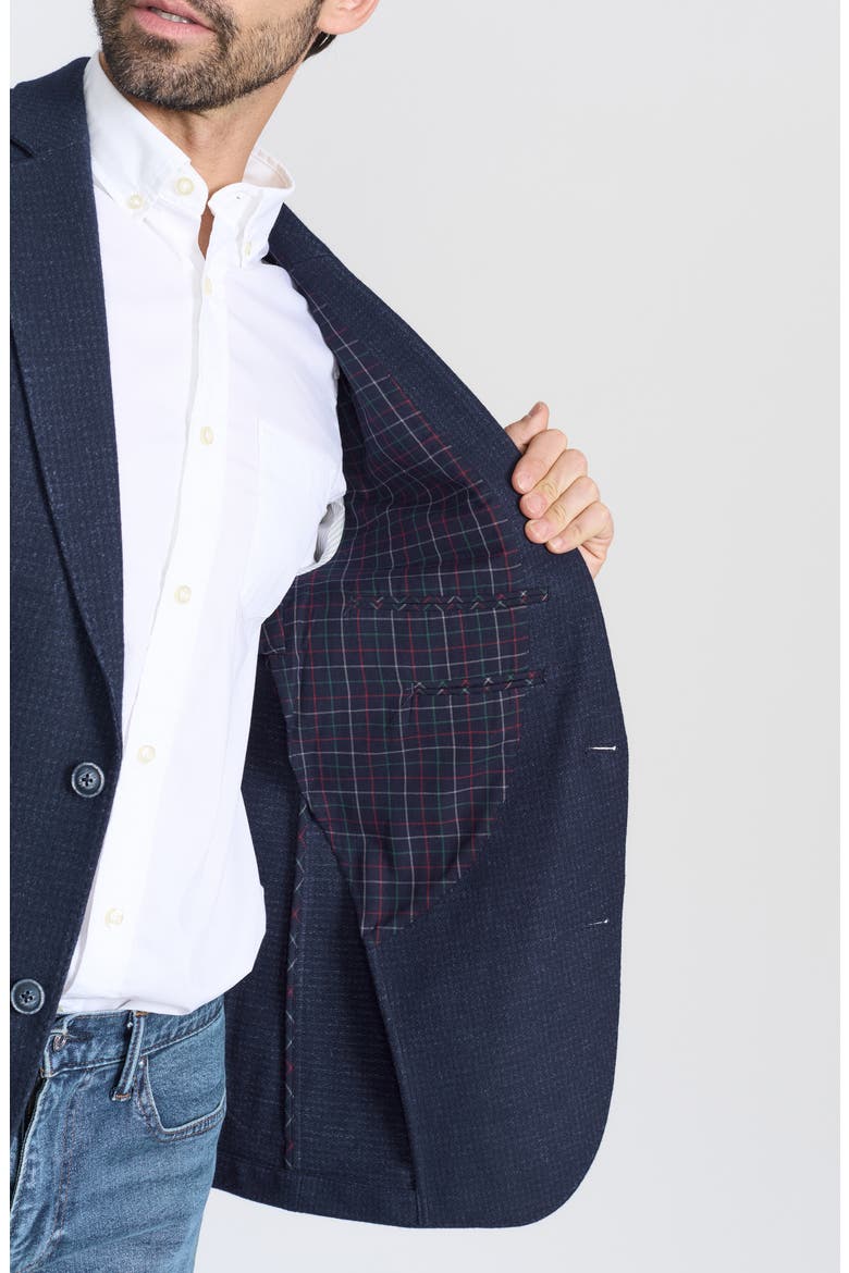 Wool Blend Sport Coat, Alternate, color, BLUE