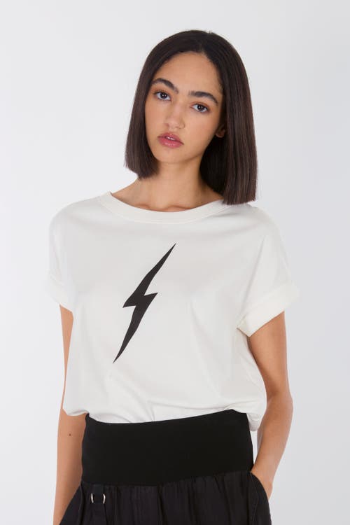 Secret Mission Lightning Tee In White