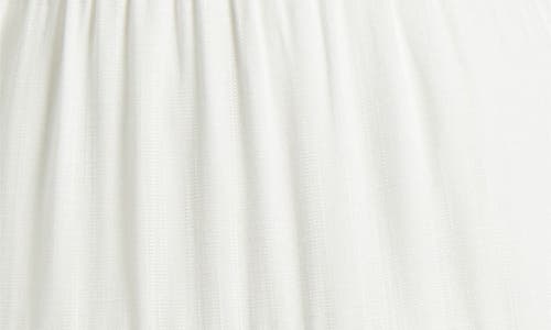 Adelyn Rae Roxy Lace Trim Maxi Dress In White