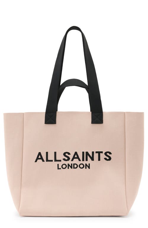 Allsaints Izzy Recycled Polyester Tote In Rose Dust Pink