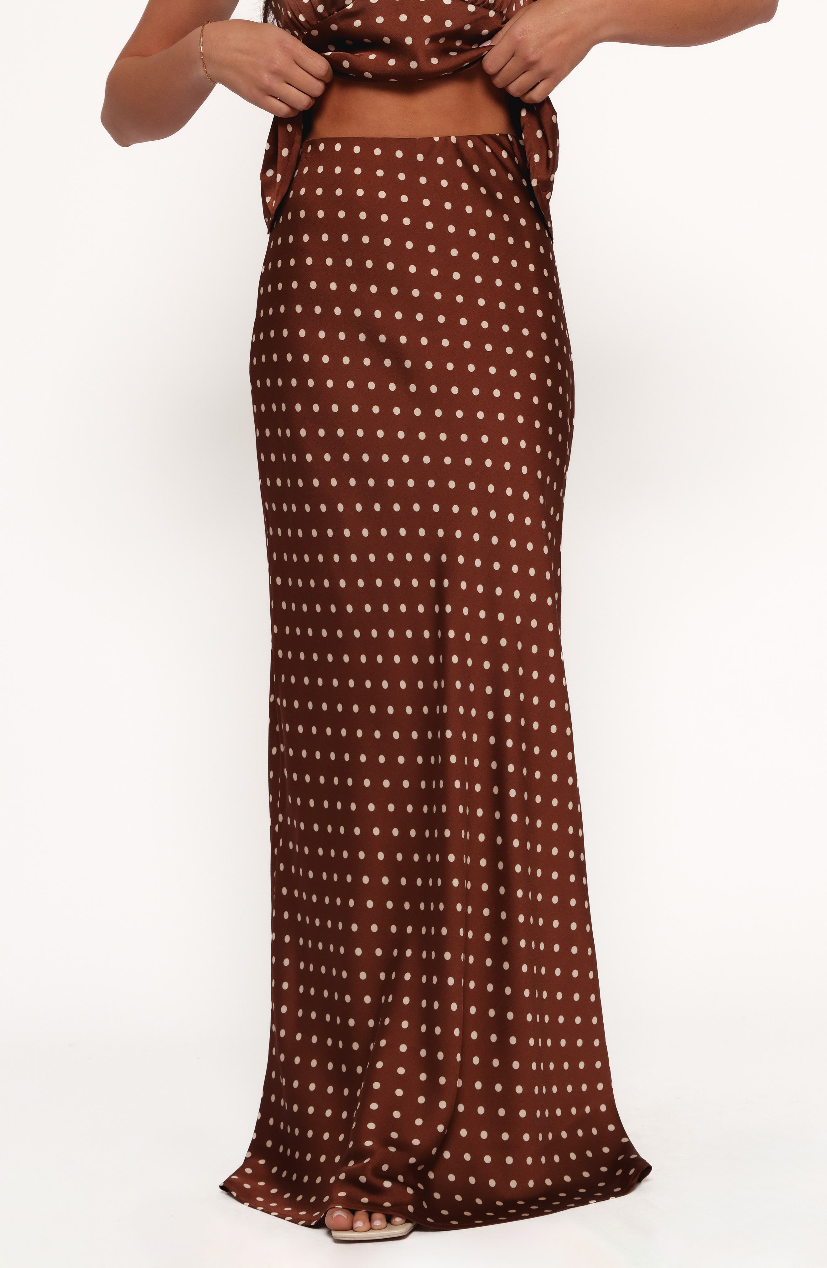 selected BROWN POLKA DOT