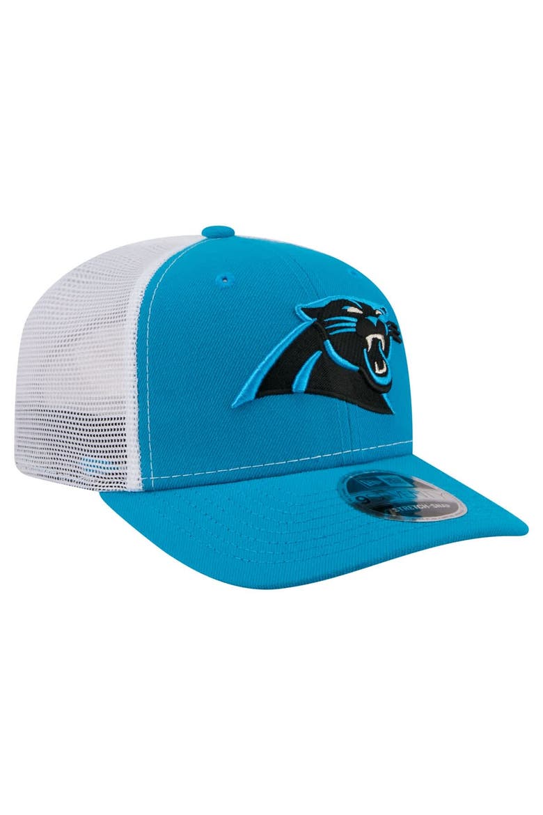 Men's New Era  Blue Carolina Panthers 9SEVENTY Trucker Adjustable Hat, Alternate, color, Blue