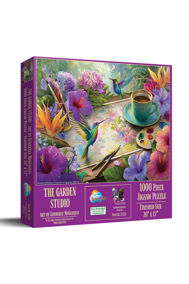 The Garden Studio 1000 piece Jigsaw Puzzle for Adults, Main, color, Multicolor