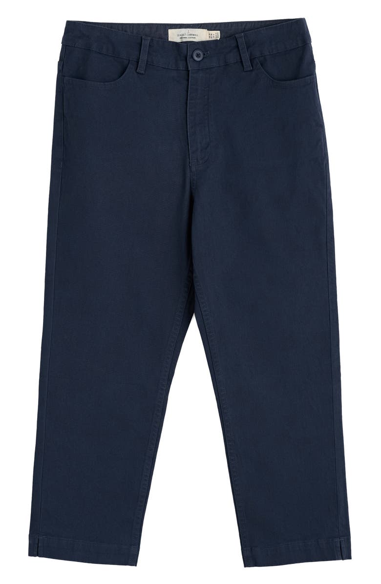 Seasalt Cornwall Albert Quay High Waist Crop Pants, Alternate, color, Maritime