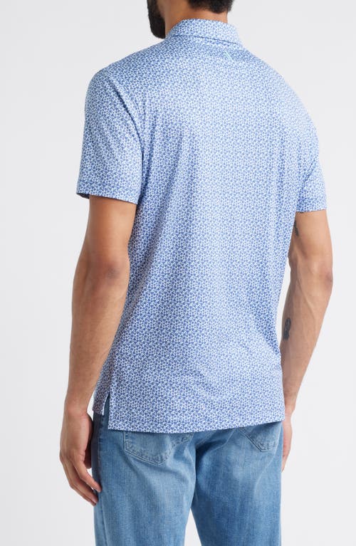 Johnnie-o Four Leaf Clover Print Featherweight Performance Polo
