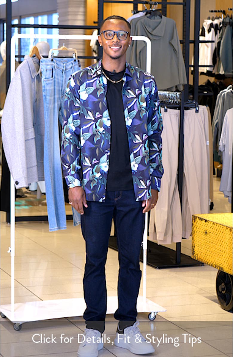 Julian Shaped Fit Button-Up Shirt, sales video thumbnail