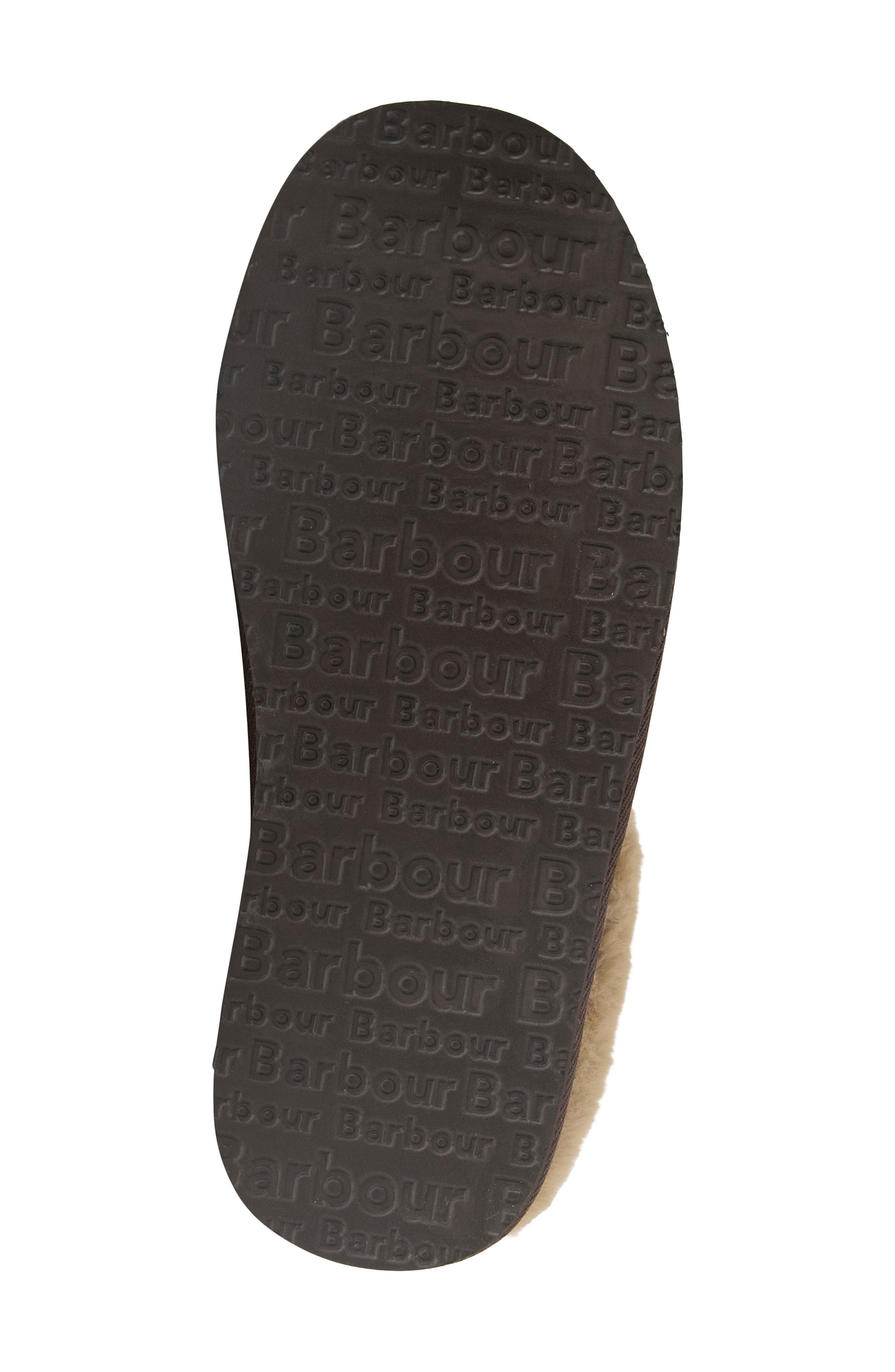 Eloise Faux Fur Lined Scuff Slipper, Alternate, color, LIGHT BIRCHWOOD DRESS TARTAN