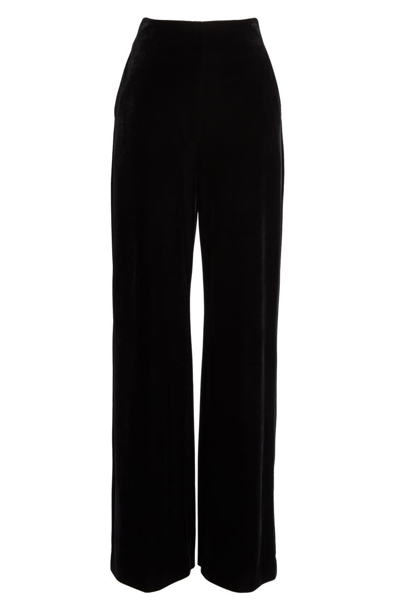 Eliza J Wide Leg Velvet Trousers, Alternate, color,