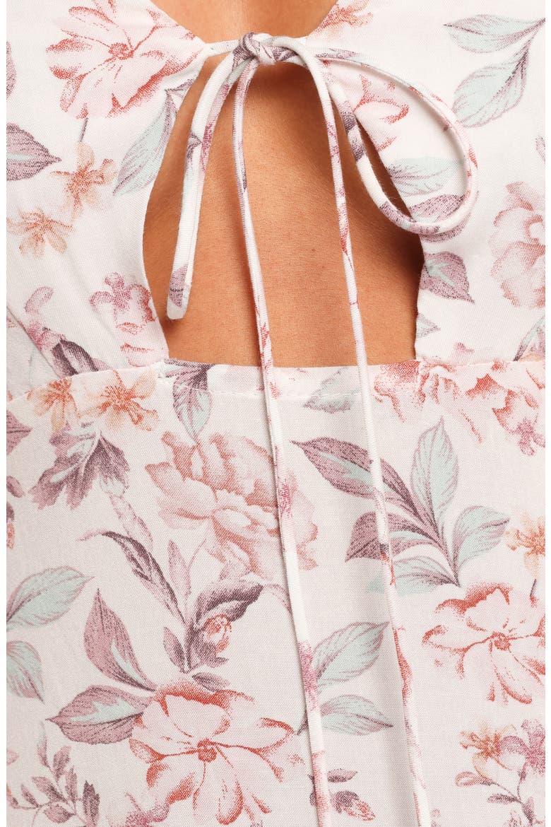 Kori Floral Cutout Maxi Dress, Alternate, color, FLORAL