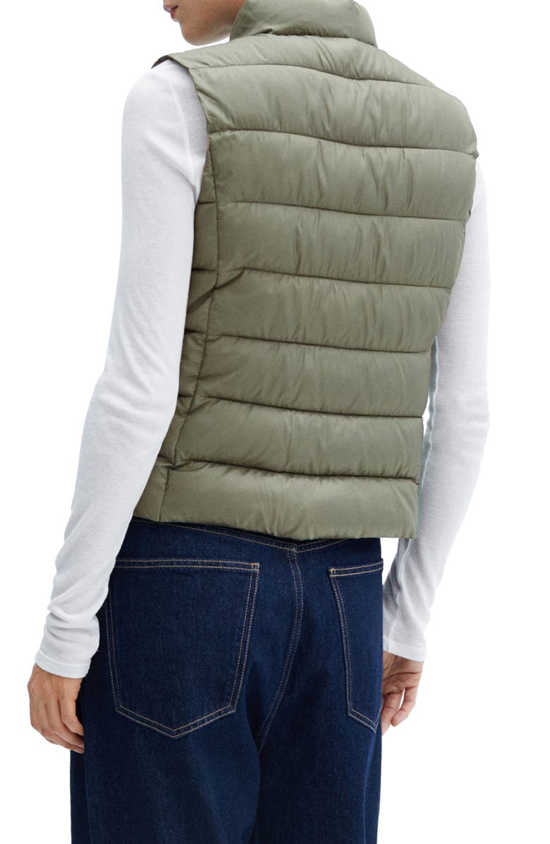 MANGO Ultralight Quilted Water Repellent Vest, Alternate, color, 