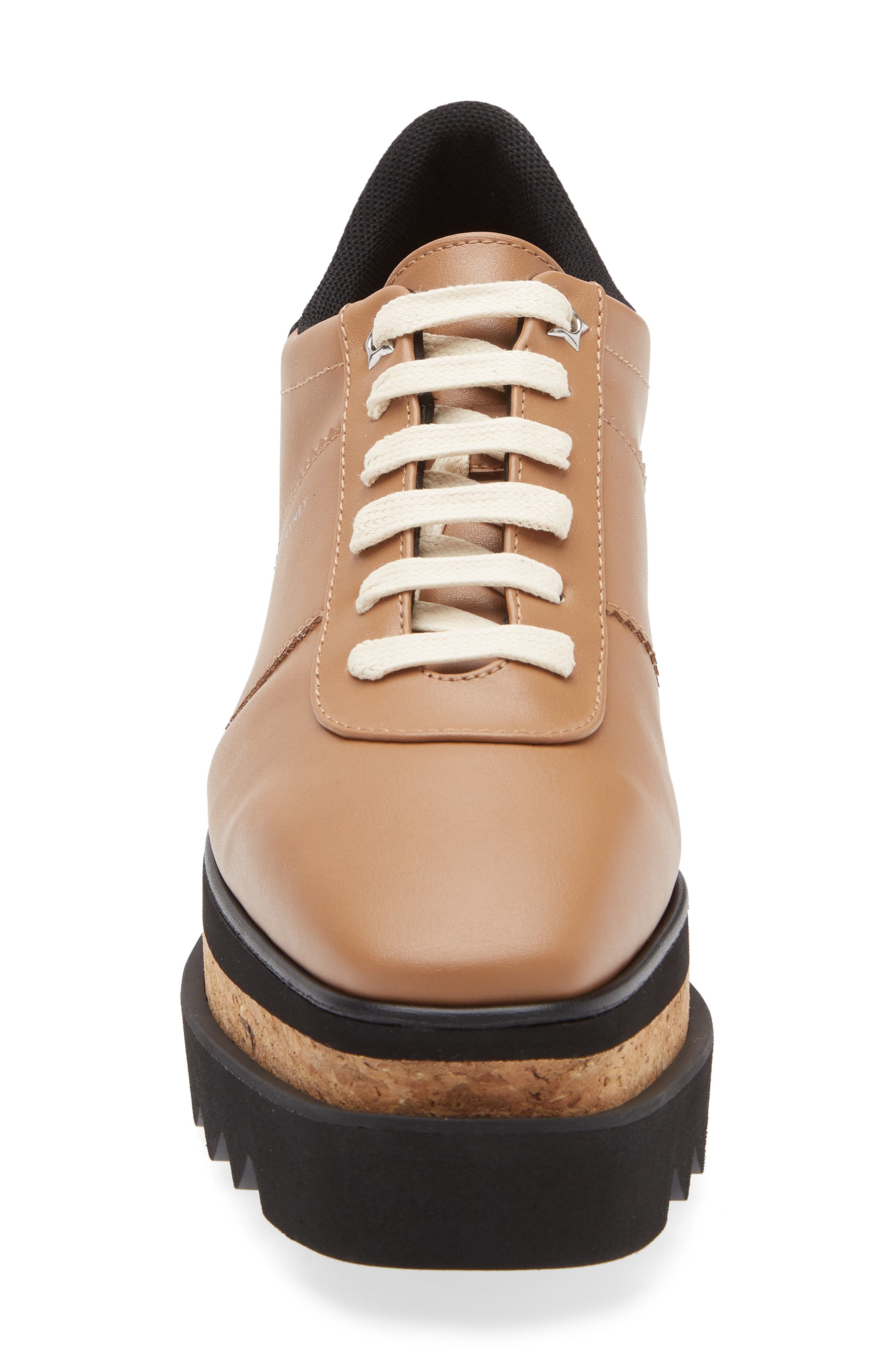 Stella McCartney Sneakelyse Platform Sneaker, Alternate, color, Brandy
