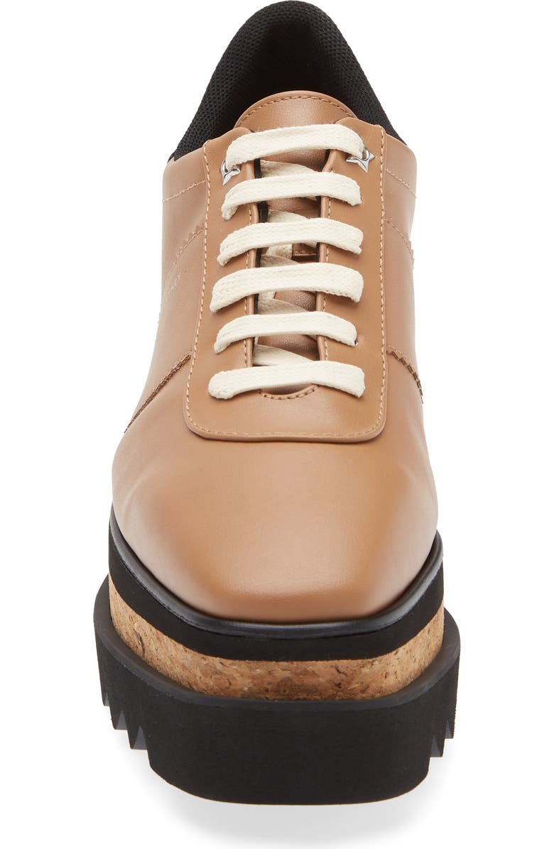Stella McCartney Sneakelyse Platform Sneaker, Alternate, color, Brandy