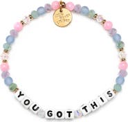 Little Words Project You Got This Beaded Stretch Bracelet