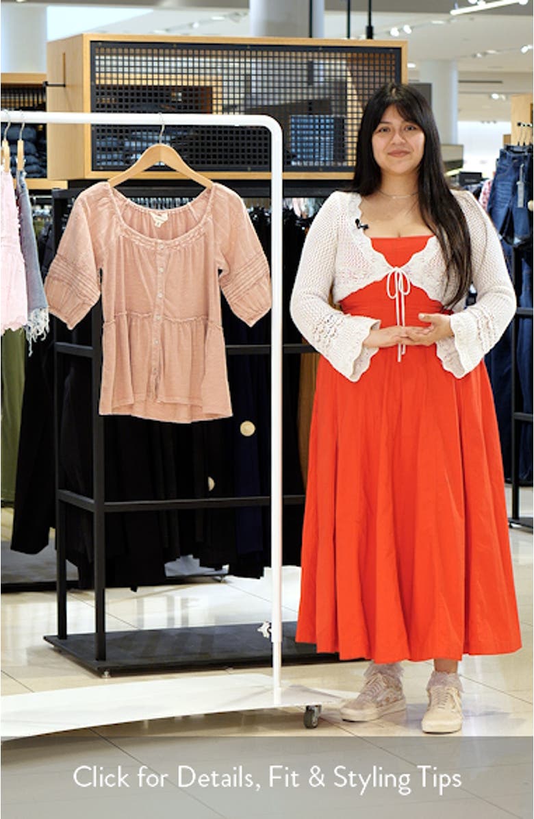 Jersey Babydoll Top, sales video thumbnail