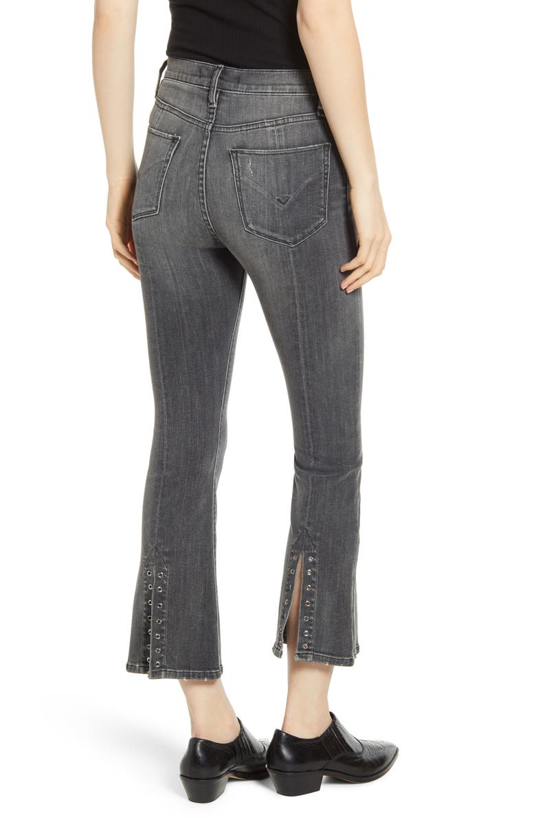 Hudson Jeans Holly High Waist Crop Flare Jeans, Alternate, color, 