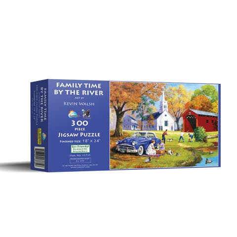 Family Time by the River 300 piece Jigsaw Puzzle for Adults