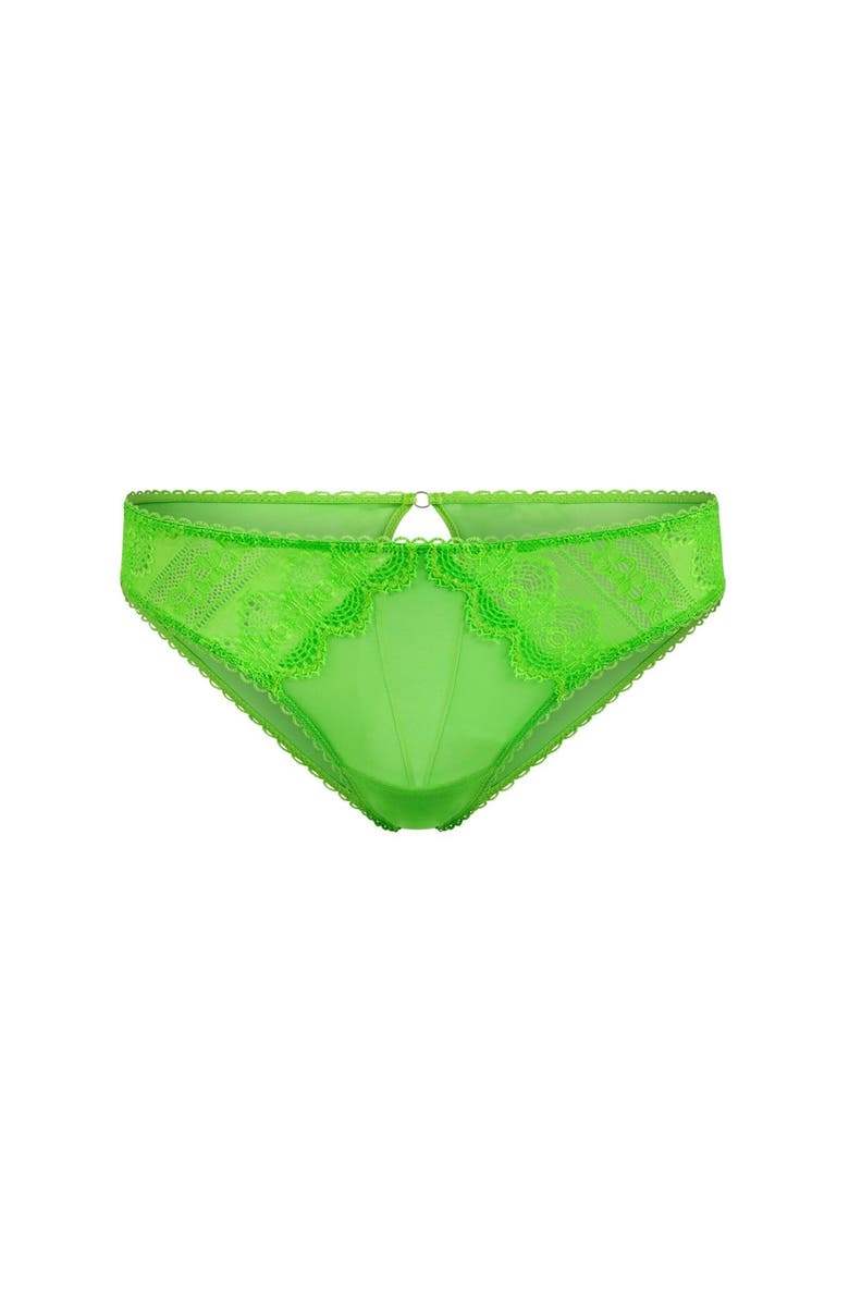 Adore Me Kinley Bikini Panties, Alternate, color, Medium Green